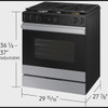 STOVE 5 BURNER SAMSUNG NSG6DG8700SRAA BESPOKE STAINLESS STEEL WITH AIR FRYER SMART WIFI TRUE CONVECTION