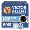Coffee k-Cup Pods Keurig Victor Allen's Donut Shop Blend 80count