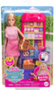 Toy Barbie Doll Playset at The Market & 11 Accessories