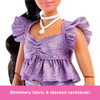 Toy Barbie Doll Deluxe Style Metallic Outfit