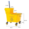 MOP BUCKET WITH WRINGER MUTBERG 32L (35QT) HRU-FSB062