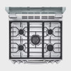 STOVE 5 BURNER LG 30" LRGL5847S WITH AIR FRYFER