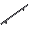 HANDLE T BAR PULL 11.75" BLACK LIGHT DOR739351 (192MM 7.56")