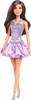 Toy Barbie Doll Fashionistas with Brown Hair & Silvery Necklace