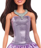 Toy Barbie Doll Fashionistas with Brown Hair & Silvery Necklace