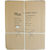 TABLE FOLDING PLASTIC WHITE 6FT CLIFFSIDE GQT-FLD0183 2 HALF RECTANGLE  72" X 30" X 29"