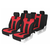CAR SEAT COVER UNIVERSAL CRAFTEK GUC-SC102R 11PCS RED