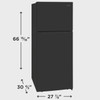 REFRIGERATOR FRIGIDAIRE 18CF FFHT1822UB BLACK