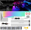 CAR LED AMBIENT LIGHT ATMOSPHERE STRIP RGB APP CONTROL 18IN1 175"