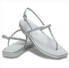 Footwear Crocs Sandal Thong Metallic Silver