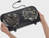 HOT PLATE DOUBLE BURNER PROCTOR SILEX 34115 HOTPLATE