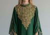 Gown Abaya Girls Beaded Assorted Colors & Pattern