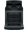 STOVE 4 BURNER GE 30" JGBS60DEKBB BLACK