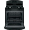 STOVE 4 BURNER GE 30" JGBS60DEKBB BLACK