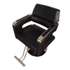 CHAIR BARBER BLACK WITH CHROME BASE HQN-SBC001 MUTBERG