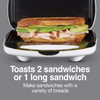 SANDWICH MAKER PROCTOR SILEX 25401PS 700W STAINLESS STEEL