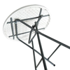 TABLE FOLDING PLASTIC WHITE COCKTAIL 2.63FT CLIFFSIDE GQT-HYY80 STRIGHT ROUND 31.5" X 43.5"