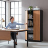 OFFICE CABINET FILING 2 DOOR 5 SHELVES METAL WOOD GRAIN HONDUR HQF-BFC-A18Z