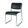 CHAIR WAITING BLACK AND CHROME HONDUR GQF-VC-21CH016