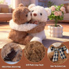PLUSH TEDDY BEAR HUGGING PAIR