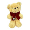 PLUSH TEDDY BEAR RED BOW SOLD EACH