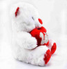 PLUSH TEDDY BEAR LOVE HEART SMALL