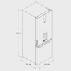 REFRIGERATOR WHIRLPOOL WB1333V 13CF 1Y BOTTOM MOUNT FREEZER