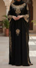 Gown Beaded Embellished Black Gold