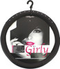 CAR STEERING WHEEL COVER SWISS DRIVE FVP125B BLACK WITH PINK DIAMOND SIZE M 37-39CM