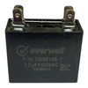 AIR CONDITIONER CAPACITOR 3UF 450V 3MF SQUARE RUNNING BLACK EVERWELL CBB6105-2