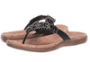 Footwear Kenneth Cole REACTION Women's Glam-athon Thong Sandal Black Smooth