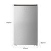 REFRIGERATOR HISENSE RR43D6AGX1 4.2CF