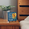Mother's Day Plaque Wooden Blue 5x5"