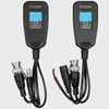PLUG BNC MALE WITH CABLE CONNECTOR CC-SR250 VIDEO BALUN VIA UTP CAT5/6 2PCS PACK ADAPTOR NA NIPPON AMERICA