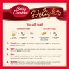 Brownie Mix Betty Crocker Delights Peanut Butter Cookie Brownie Bar 17.2oz.