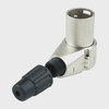 PLUG XLR MALE 3 PIN RMX-77A RIGHT ANGLE STUDIO Z