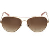 Sunglasses Kate Spade New York Women's Avaline Aviator Rose Gold