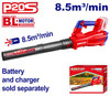 BLOWER ASPIRATOR EMTOP ELAB20428 20V LITHIUM-ION