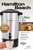 COFFEE MAKER HAMILTON BEACH 40515G URN STAINLESS STEEL