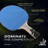 TABLE TENNIS RACKETS PRO SPIN SINGLE BLUE AND BLACK