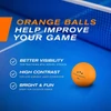 TABLE TENNIS BALLS PRO SPIN 24PCS ORANGE