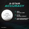 TABLE TENNIS BALLS PRO SPIN 24PCS WHITE