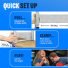 TABLE TENNIS NET PRO SPIN RETRACTABLE PING PONG NET WITH CLAMPS  72"
