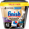 Dishwasher Detergent Finish Ultimate Quantum Infinity Shine 62 count