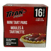 FOIL TRAY TITAN BZA20482 16PCS PACK MINI TART 3.1X1"