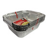 FOIL TRAY TITAN BZ90906R PAN WITH LIDS
