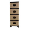 CABINET 4 DRAW PLASTIC PD109 L35 X W 44 X H104.5CM
