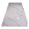 DECORATIVE UV WALL PANEL 110" X 48" MT9026 WHITE WITH GOLD SPLASH