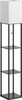 Floor Lamp Modern White Linen Shade