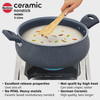 POT HAWKINS ICH50G CERAMIC NONSTICK HANDI WITH GLASS LID 5L